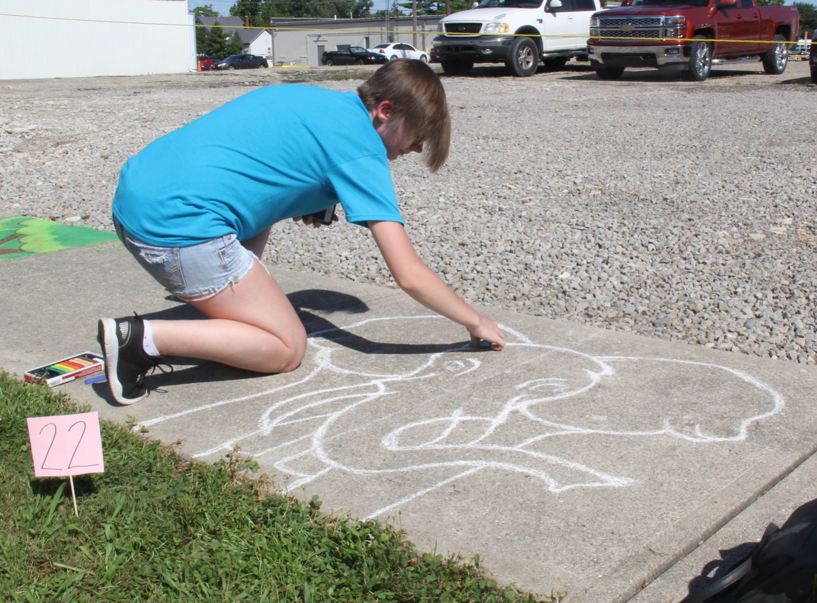 Chalk artist
